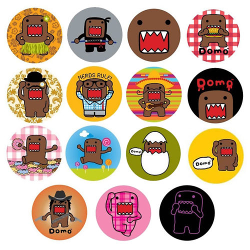 Domo Kun - Button (Blind) Details