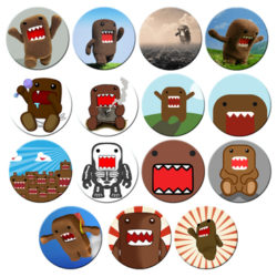 Domo Kun - Button (Blind) Details 2