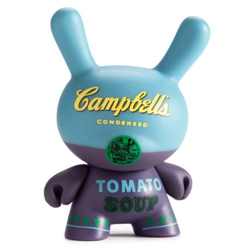 Dunny Warhol Series 1 - Campbells.Soup_blue