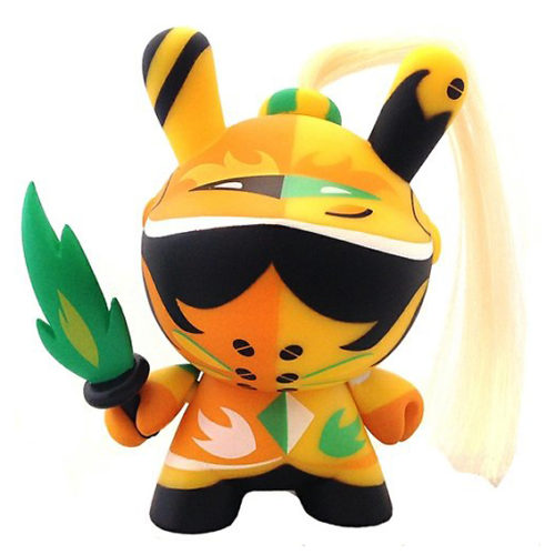 Kidrobot-Dunny-Art-of-War-Patricio-Oliver-yellow