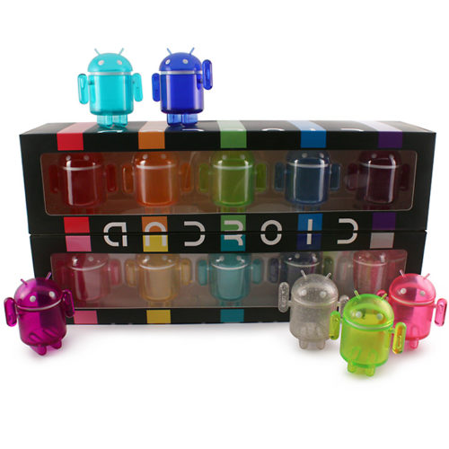 Android Rainbow 10er Set BOX open
