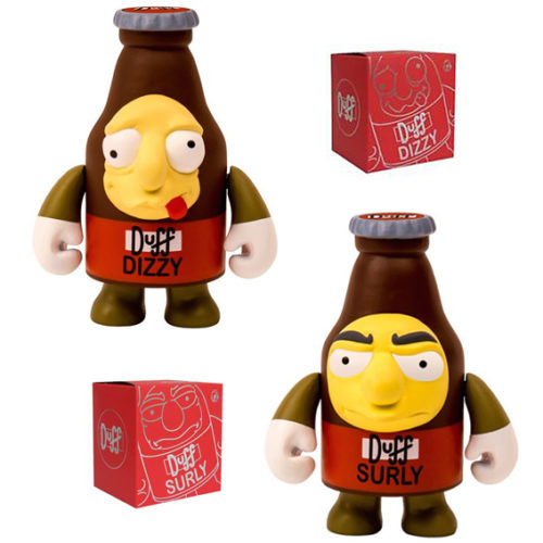 Kidrobot The Simpsons - Surly Duff & Dizzy Duff (Set)