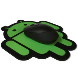 Android-Mousepad_Stoff_GR-SCHWARZ_m.Maus