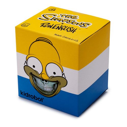 Kidrobot The Simpsons - Homer Grin (by Ron English) BOX