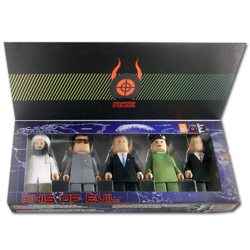 Super Rad Toys - Axis of Evil SET (reg.) by Plasticgod BOX open