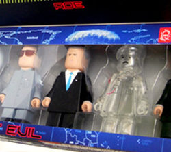 Super Rad Toys - Axis of Evil SET (clear) by Plasticgod BOX