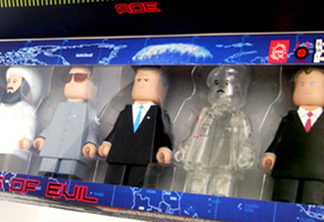 Super Rad Toys - Axis of Evil SET (clear) by Plasticgod BOX