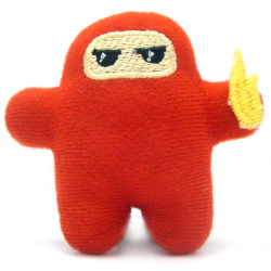 rotofugi x shawnimals: Ninjatown Micro Plush S2 - Lava Ninja