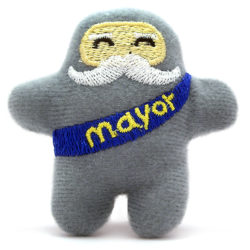 rotofugi x shawnimals: Ninjatown Micro Plush S2 - Mayor Ninja