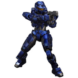 Square Enix x Halo: Play Arts KAI - Spartan Mark V (blau) pose 2