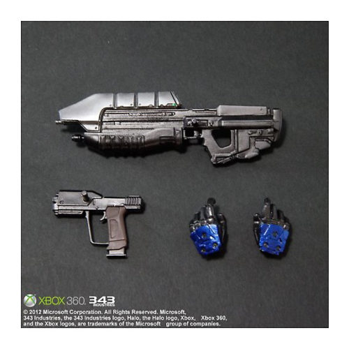 Square Enix x Halo: Play Arts KAI - Spartan Mark V (blau) Accessories