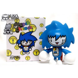 Kuso Vinyl: Spiki Chiisai - Spiki Chiisai (blue) front BOX