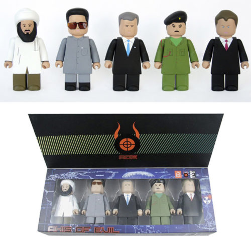 Super Rad Toys - Axis of Evil SET (reg.) by Plasticgod BOX