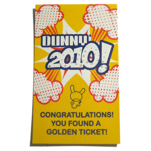 Dunny 2010 - Sket One (Mayo) GOLDEN TICKET