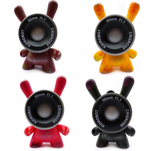 Kidrobot Dunny 2013 - Cris Rose (4er Set) CHASE