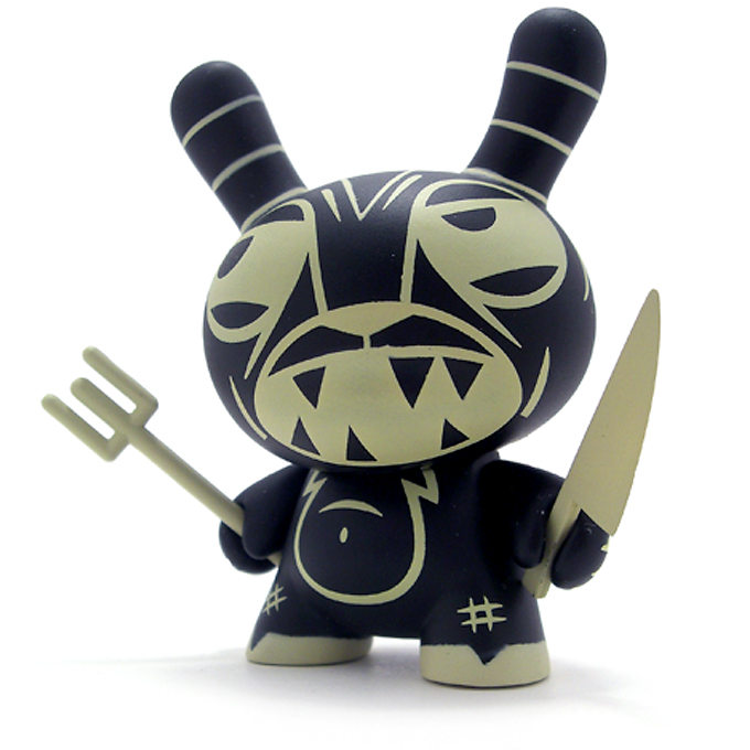 Dunny Endangered - Joe Ledbetter (schwarz) CHASE - superchan.de Kidrobot Dunny Endangered - Joe Ledbetter (black)