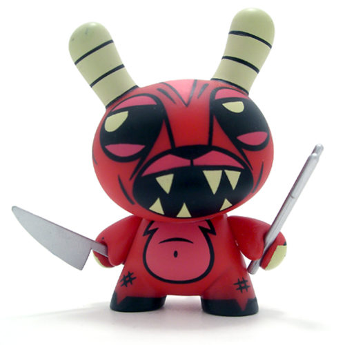 Kidrobot Dunny Endangered - Joe Ledbetter (red)