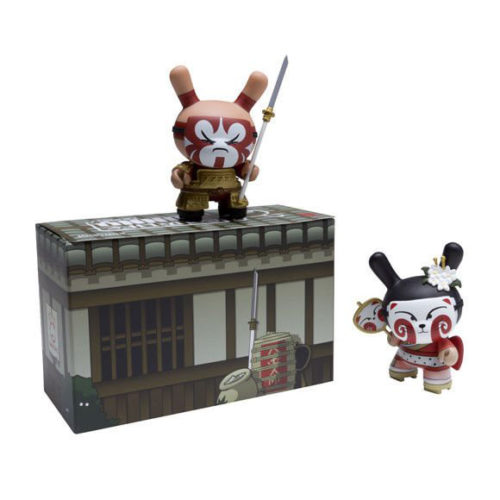 Dunny Gold Life - Kabuki & Kitsune 2-Pack (rot) BOX