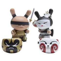 Dunny Gold Life - Kabuki & Kitsune 2-Pack (schwarz) Details