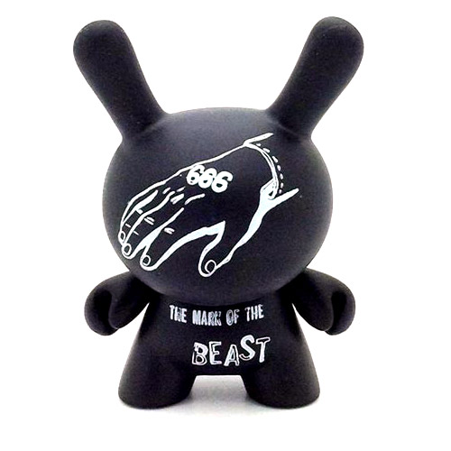Kidrobot Dunny Warhol Series - Mark of the Beast