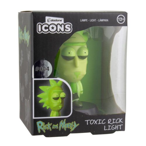 Rick & Morty 3D Icon Lampe - Toxic Rick (ltd. Ed.) BOX