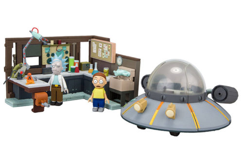 Rick & Morty - Spaceship & Garage (Bausatz) – Bild 2