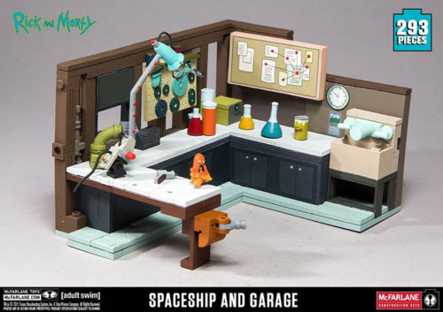 Rick & Morty - Spaceship & Garage (Bausatz) Details 2