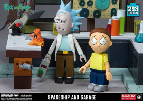 Rick & Morty - Spaceship & Garage (Bausatz) Details 3