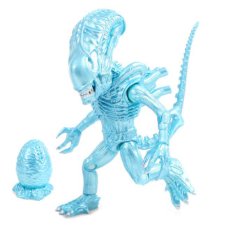 The Loyal Subjects: Aliens - Xenomorph (Ice Blue Metallic) Egg Closed