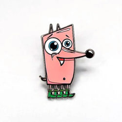 Pinky Ponko Pin Detail