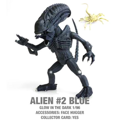 The Loyal Subjects: Aliens - Xenomorph (Blue GID) Facehugger