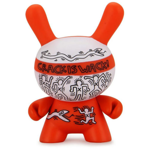 Kidrobot Dunny Keith Haring - Crack is Wack