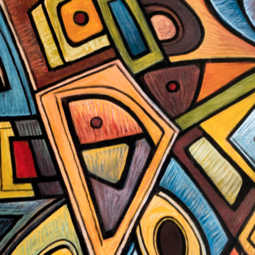 Artprint Joseph Amedokpo - Magic Trouble (70 × 100cm) Detail