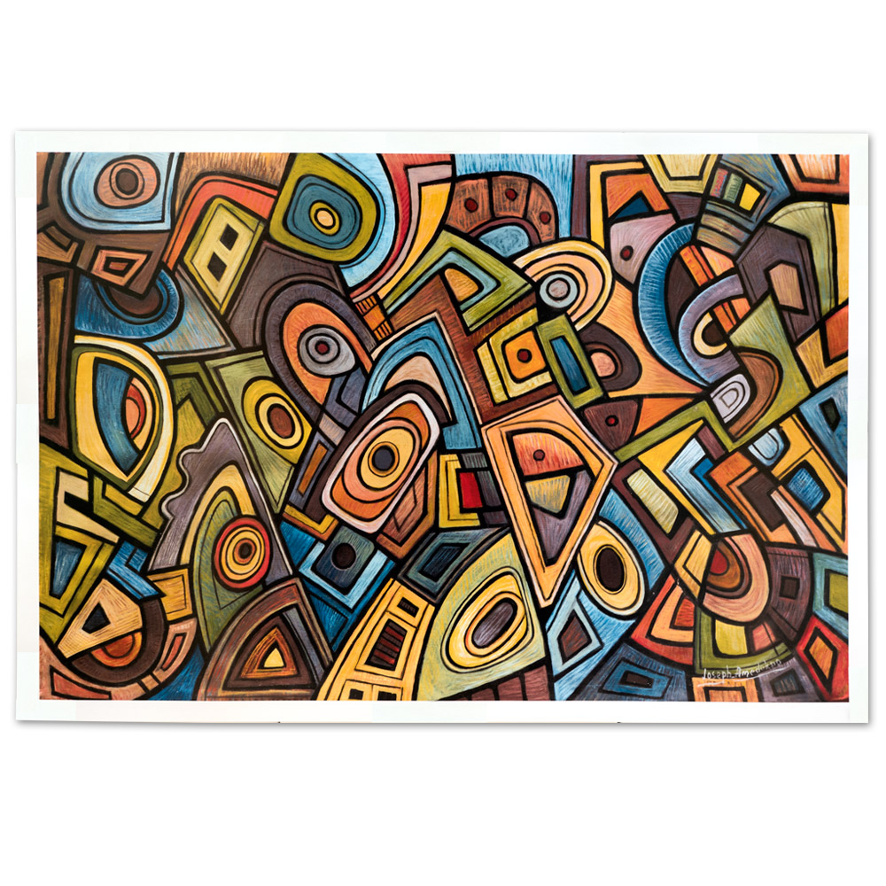 Artprint Joseph Amedokpo - Magic Trouble (70 × 100cm)