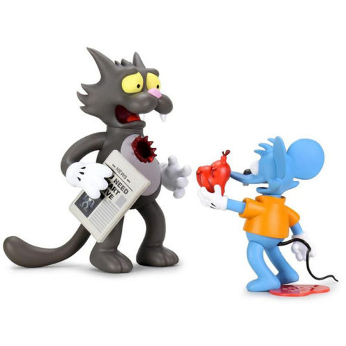 Kidrobot x The Simpsons - Itchy and Scratchy: My bloody Valentine SET Details