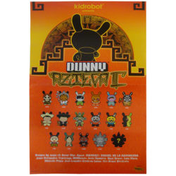 kidrobot dunny azteca series 2 poster