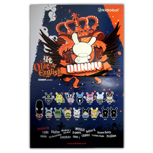 Kidrobot Dunny UK Series Poster
