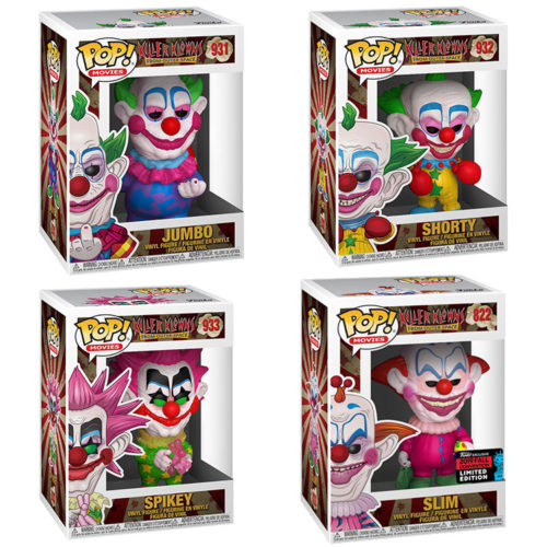POP! Movies: Killer Klowns from Outer Space - 4er Set (#931, 932, 933 + #822 Special NYCC)