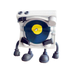 Kidrobot x MAD: Bent World Beats - Mr. Spins (Studio Version) CHASE