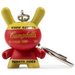 Kidrobot-Dunny-Warhol-Keychain-Series-Campbells-red-yellow