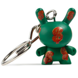 Kidrobot-Dunny-Warhol-Keychain-Series-Dollar-Signs-green