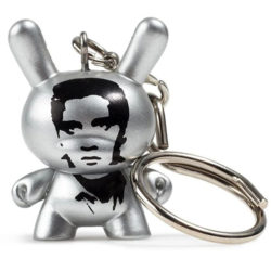 Kidrobot-Dunny-Warhol-Keychain-Series-Elvis-silver