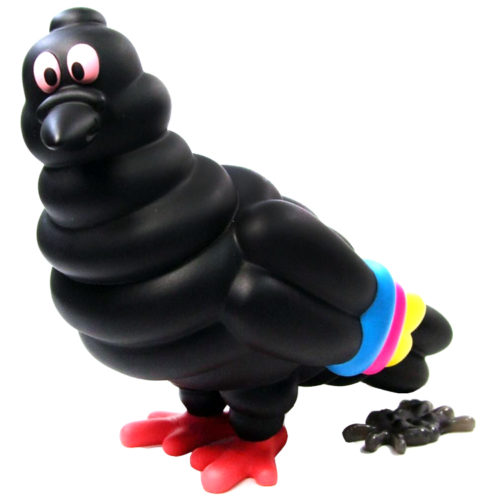 Kidrobot-Staple-Pigeon-black-Figure
