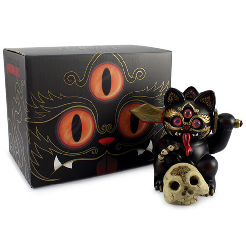 Playge x Threezero x Andrew Bell - Mahakala Misfortune Cat 5" Vinyl Figure - superchan.de