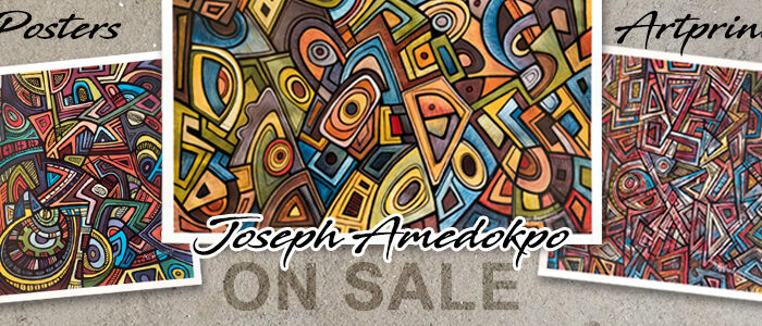 Joseph Amedokpo Art-Poster - afrikanische, abstrakte Kunst aus Togo Joseph Amedokpo Art-Poster - afrikanische, abstrakte Kunst aus Togo