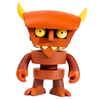 Kidrobot Futurama - 6" Robot Devil (braun) - superchan.de Kidrobot-Futurama-6-inch-Robot-Devil-brown-front