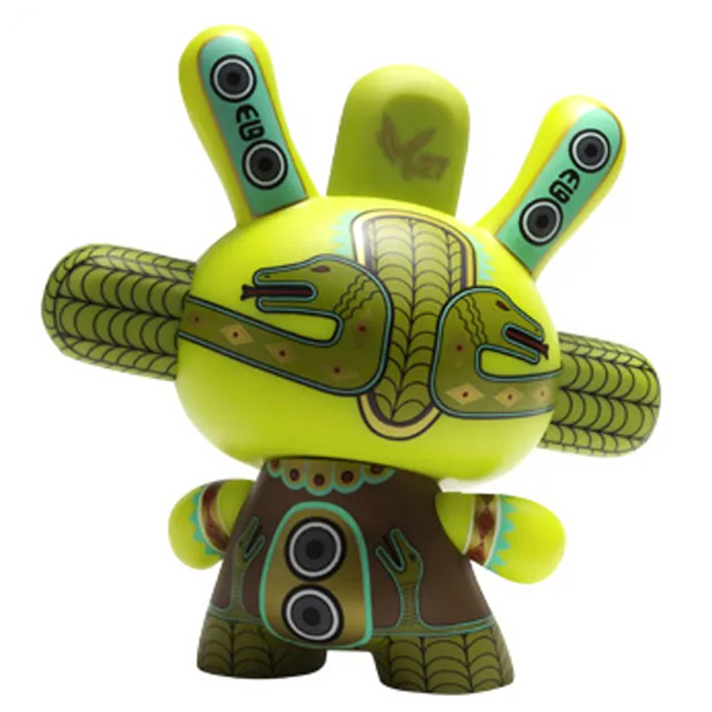 Kidrobot x Marka27 - 8" Shadow Serpent Dunny (ltd. Ed. 1250) - superchan.de Kidrobot-Marka27-Shadow-Serpent-8-inch-Dunny-green-back