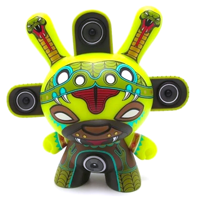 Kidrobot x Marka27 - 8" Shadow Serpent Dunny (ltd. Ed. 1250) - superchan.de Kidrobot-Marka27-Shadow-Serpent-8-inch-Dunny-green-front