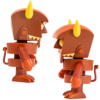 Kidrobot Futurama - 6" Robot Devil (braun) - superchan.de Robot.Devil_seitlicKidrobot-Futurama-6-inch-Robot-Devil-brown-seitlich
