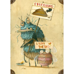 zozoville-postkarte-Turds-and-Turtles